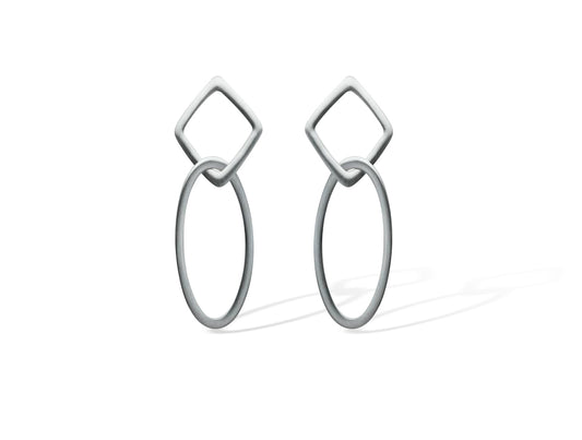 Sterling silver earrings by Joryel Vera, style E9276