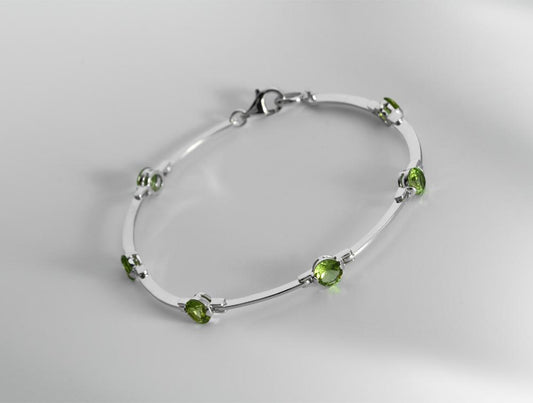 Amethyst and Blue Topaz bracelet in sterling silver by Joryel Vera, style B1111 - view 3