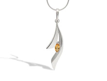 Load image into Gallery viewer, Blue Topaz and Amethyst pendant in sterling silver by Joryel Vera, style P7325 - view 5
