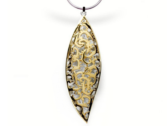 Sterling silver necklace by Joryel Vera, style P6075