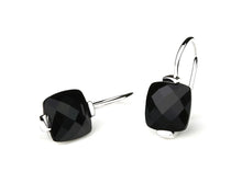 Load image into Gallery viewer, Black Onyx earrings in sterling silver by Joryel Vera, style E3915 - view 2