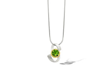 Load image into Gallery viewer, Amethyst and Blue Topaz pendant in sterling silver by Joryel Vera, style P7314 - view 9