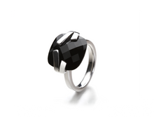 Load image into Gallery viewer, Black Onyx ring in sterling silver by Joryel Vera, style R4386