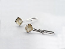 Load image into Gallery viewer, Labradorite and Lapis Lazuli earrings in sterling silver by Joryel Vera, style E7796 - view 4