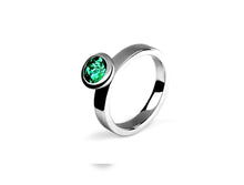 Load image into Gallery viewer, Citrine and Green Quartz ring in sterling silver by Joryel Vera, style R4053 - view 3