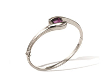 Load image into Gallery viewer, Amethyst and Blue Topaz bracelet in sterling silver by Joryel Vera, style B1740 - view 4