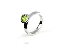 Load image into Gallery viewer, Citrine and Green Quartz ring in sterling silver by Joryel Vera, style R4053