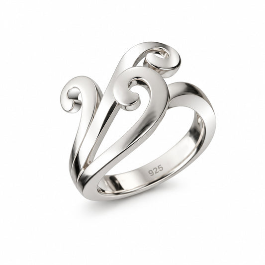 Sterling silver ring by Joryel Vera, style R6102