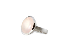 Load image into Gallery viewer, Rose Quartz ring in sterling silver by Joryel Vera, style R4734 - view 2