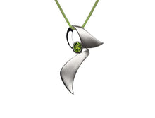 Load image into Gallery viewer, Amethyst and Blue Topaz pendant in sterling silver by Joryel Vera, style P5227