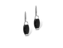 Load image into Gallery viewer, Black Onyx earrings in sterling silver by Joryel Vera, style E3882 - view 2