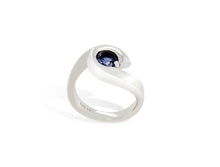Load image into Gallery viewer, Amethyst and Blue Topaz ring in sterling silver by Joryel Vera, style R6997 - view 3