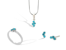 Load image into Gallery viewer, Blue Topaz and Iolite jewelry set in sterling silver by Joryel Vera, style SET157 - view 2