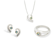 Load image into Gallery viewer, Amethyst and Blue Topaz jewelry set in sterling silver by Joryel Vera, style SET158 - view 2