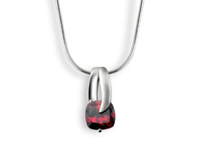 Load image into Gallery viewer, Amethyst and Blue Topaz pendant in sterling silver by Joryel Vera, style P6128