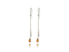 Load image into Gallery viewer, Citrine and Green Quartz earrings in sterling silver by Joryel Vera, style E9895