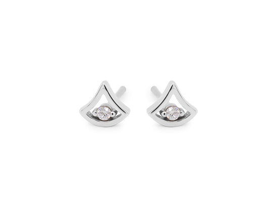 Blue Topaz and Emerald earrings in sterling silver by Joryel Vera, style E3940 - view 13