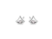 Load image into Gallery viewer, Blue Topaz and Emerald earrings in sterling silver by Joryel Vera, style E3940 - view 13