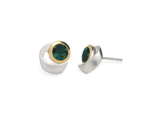 Load image into Gallery viewer, Amethyst and Blue Topaz earrings in sterling silver by Joryel Vera, style E9291 - view 4