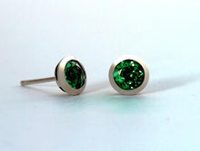 Load image into Gallery viewer, Amethyst and Blue Topaz earrings in sterling silver by Joryel Vera, style E3136 - view 7