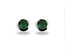 Load image into Gallery viewer, Amethyst and Blue Topaz earrings in sterling silver by Joryel Vera, style E3136 - view 8
