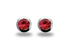 Load image into Gallery viewer, Amethyst and Blue Topaz earrings in sterling silver by Joryel Vera, style E3136 - view 6