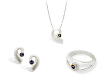 Load image into Gallery viewer, Amethyst and Blue Topaz jewelry set in sterling silver by Joryel Vera, style SET158 - view 3