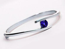Load image into Gallery viewer, Amethyst and Blue Topaz bracelet in sterling silver by Joryel Vera, style B1686 - view 4