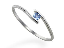 Load image into Gallery viewer, Amethyst and Blue Topaz bracelet in sterling silver by Joryel Vera, style B1686 - view 3