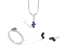 Load image into Gallery viewer, Blue Topaz and Iolite jewelry set in sterling silver by Joryel Vera, style SET157 - view 3