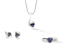 Load image into Gallery viewer, Blue Topaz and Iolite jewelry set in sterling silver by Joryel Vera, style SET155 - view 3