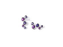Load image into Gallery viewer, Amethyst and Iolite earrings in sterling silver by Joryel Vera, style E5188 - view 2