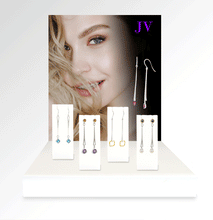 Load image into Gallery viewer, Rhodolite Garnet and Garnet earrings in sterling silver by Joryel Vera, style E9863