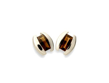 Load image into Gallery viewer, Amethyst and Blue Topaz earrings in sterling silver by Joryel Vera, style E5430 - view 3