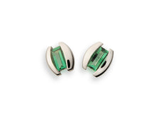 Load image into Gallery viewer, Amethyst and Blue Topaz earrings in sterling silver by Joryel Vera, style E5430 - view 4