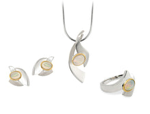 Load image into Gallery viewer, Amethyst and Blue Topaz jewelry set in sterling silver by Joryel Vera, style SET439 - view 2