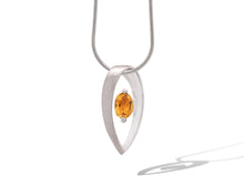 Load image into Gallery viewer, Amethyst and Blue Topaz pendant in sterling silver by Joryel Vera, style P7320 - view 9