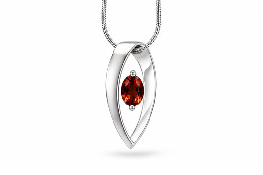 Amethyst and Blue Topaz pendant in sterling silver by Joryel Vera, style P7320