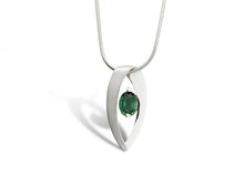 Load image into Gallery viewer, Amethyst and Blue Topaz pendant in sterling silver by Joryel Vera, style P7320 - view 3