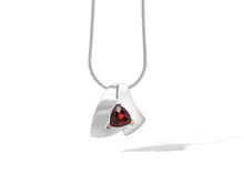 Load image into Gallery viewer, Amethyst and Blue Topaz pendant in sterling silver by Joryel Vera, style P6511 - view 4