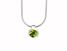 Load image into Gallery viewer, Amethyst and Blue Topaz pendant in sterling silver by Joryel Vera, style P3992