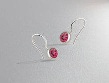 Load image into Gallery viewer, Amethyst and Blue Topaz earrings in sterling silver by Joryel Vera, style E3183 - view 9