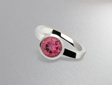 Load image into Gallery viewer, Amethyst and Blue Topaz ring in sterling silver by Joryel Vera, style R3328 - view 7