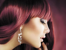 Load image into Gallery viewer, Garnet and Iolite earrings in sterling silver by Joryel Vera, style E9305