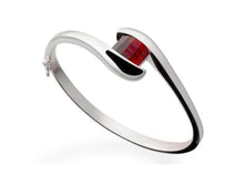 Load image into Gallery viewer, Amethyst and Blue Topaz bracelet in sterling silver by Joryel Vera, style B1740 - view 2
