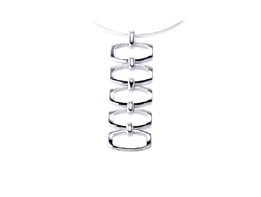 Sterling silver necklace by Joryel Vera, style P3194