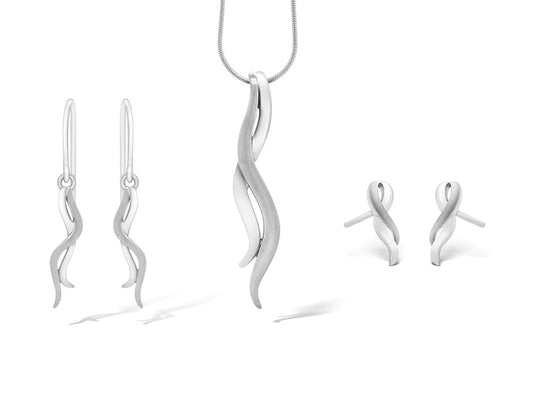 Sterling silver jewelry set by Joryel Vera, style SET456