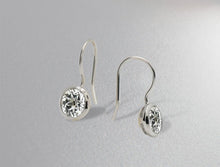 Load image into Gallery viewer, Amethyst and Blue Topaz earrings in sterling silver by Joryel Vera, style E3183 - view 6