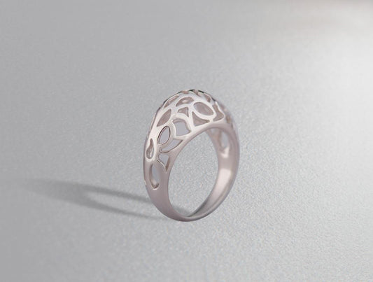 Sterling silver ring by Joryel Vera, style R5492