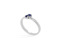 Load image into Gallery viewer, Blue Topaz and Iolite ring in sterling silver by Joryel Vera, style R3724 - view 3